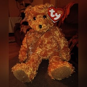 Ty Beanie Babies Golden Celebrating 100 Years Teddy Bear